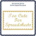 Too Cute For Spreadsheets