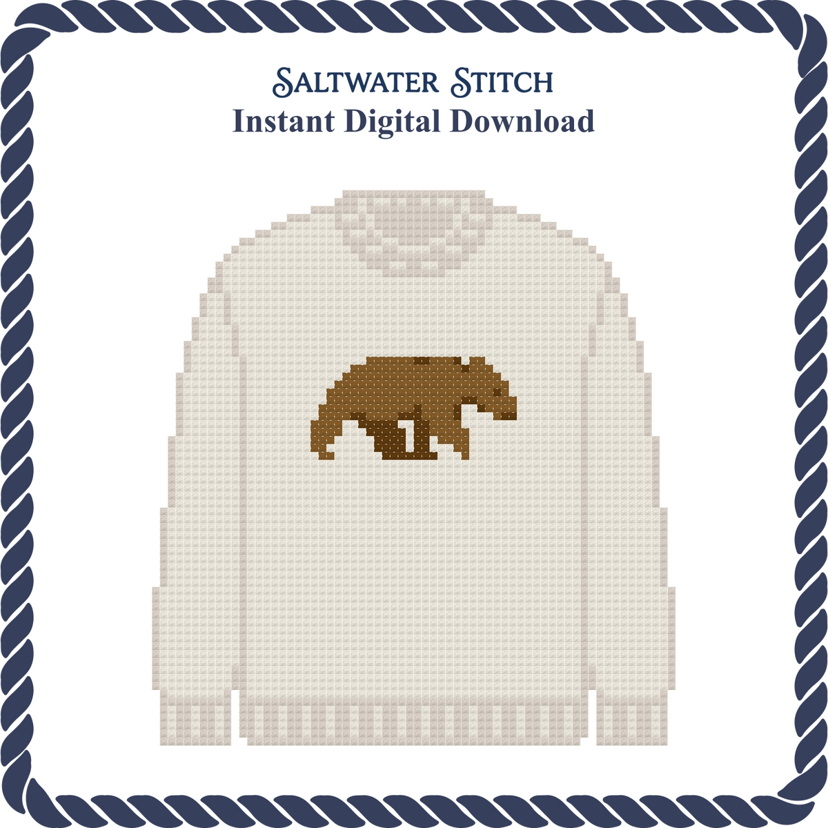 Bear Sweater (Cream)