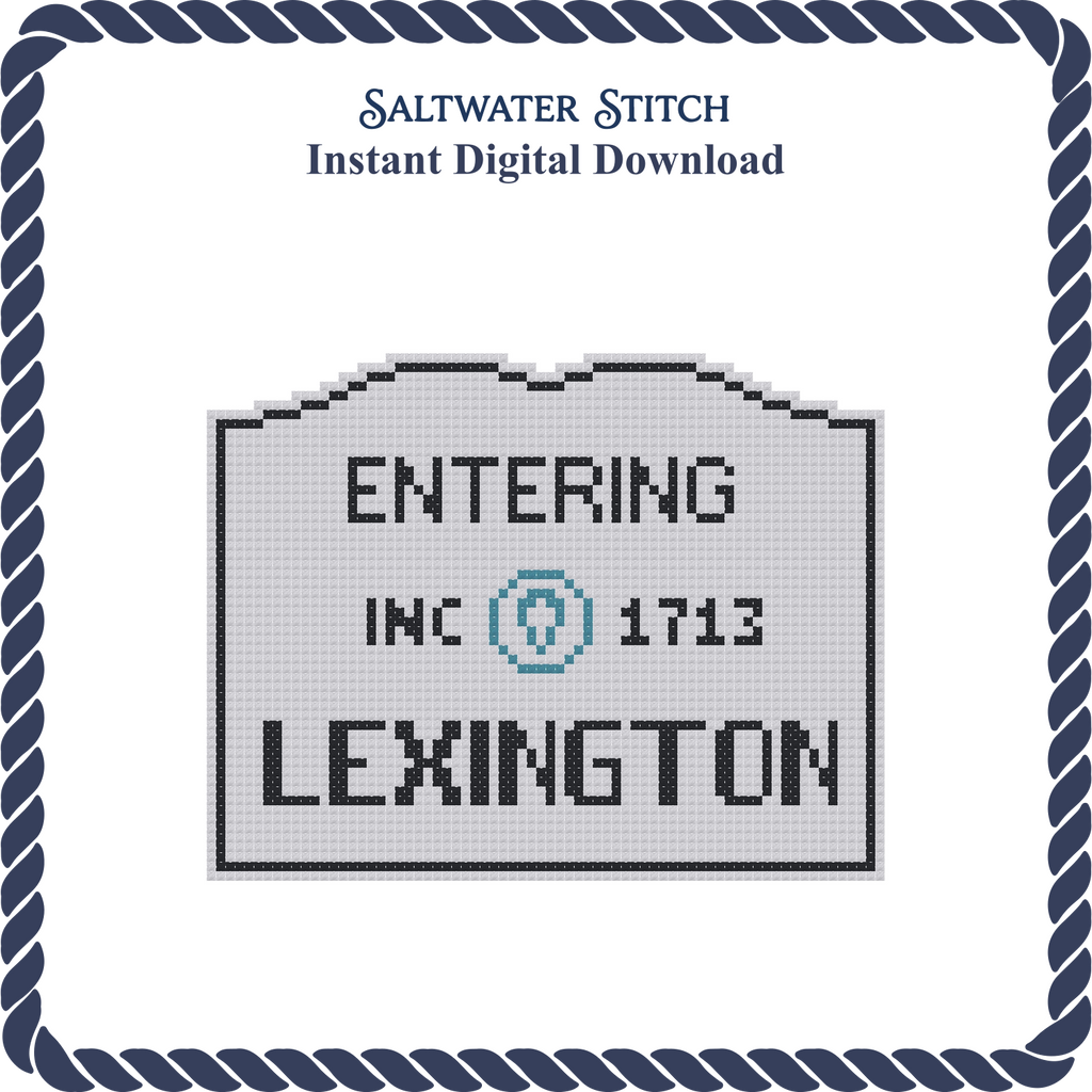 MA Welcome Sign - Lexington