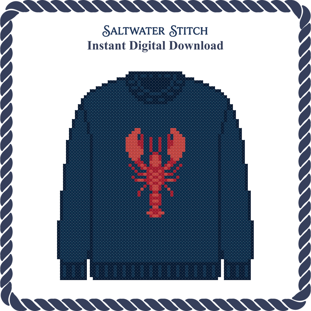 Lobster Sweater (Navy)
