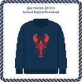 Lobster Sweater (Navy)