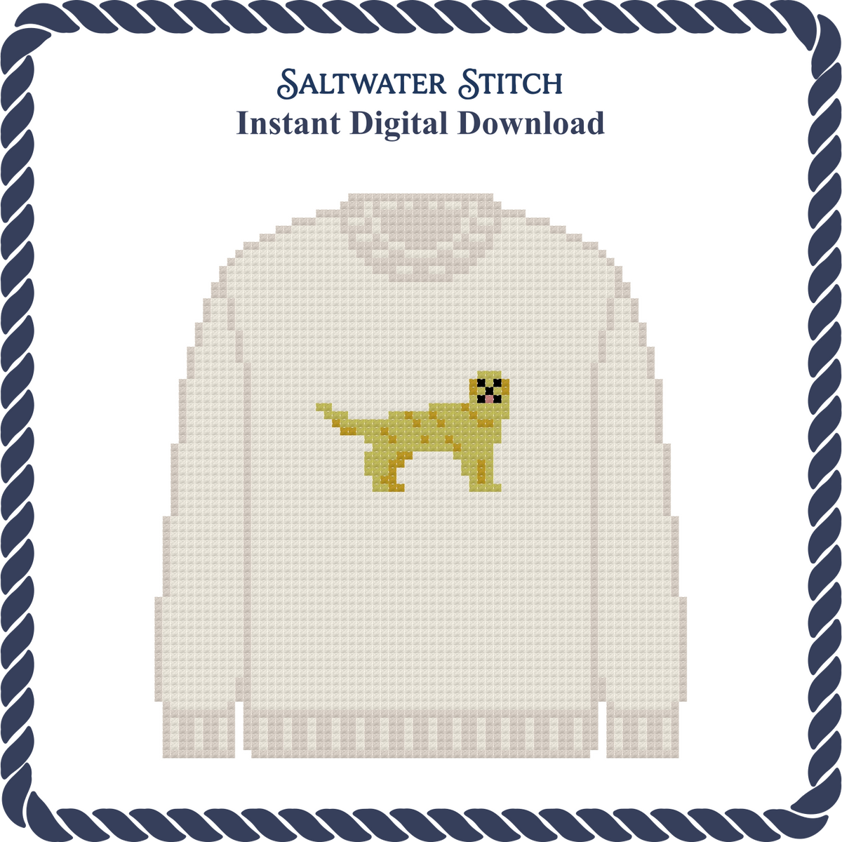 Golden Retriever Sweater (Cream)