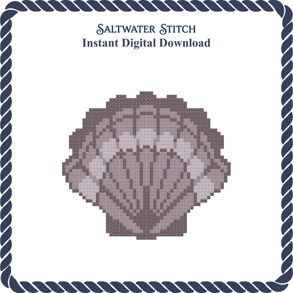 Gray Scallop Shell