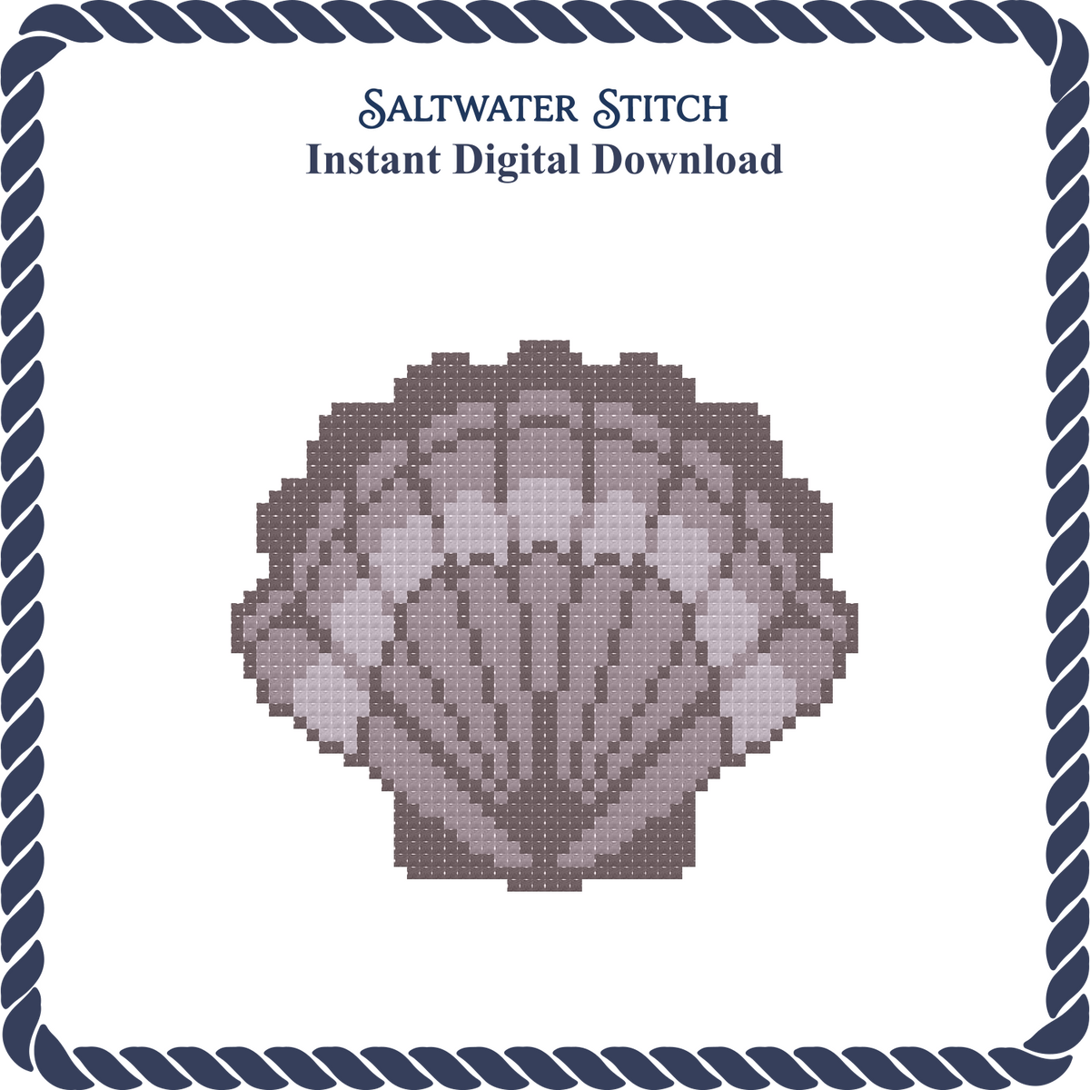 Gray Scallop Shell