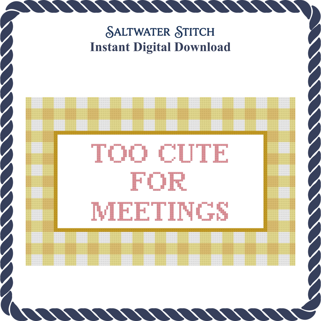 Too Cute For Meetings