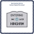 MA Welcome Sign - Hingham