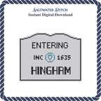 MA Welcome Sign - Hingham