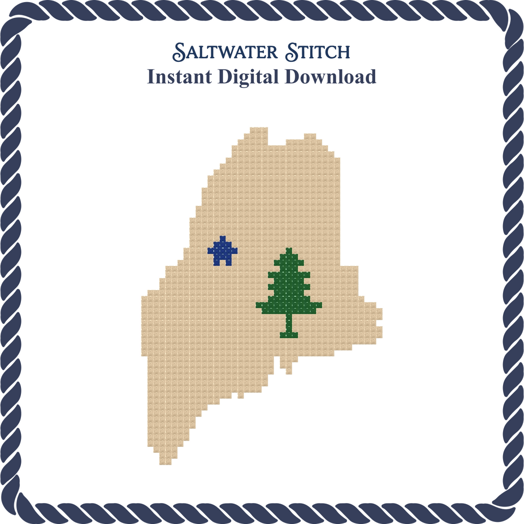 Maine State Outline