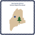 Maine State Outline