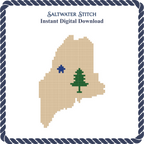 Maine State Outline