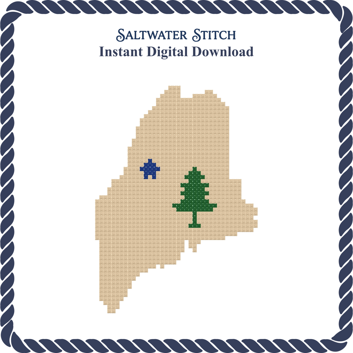 Maine State Outline