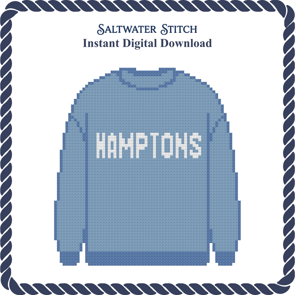 Hamptons Sweatshirt (Blue)