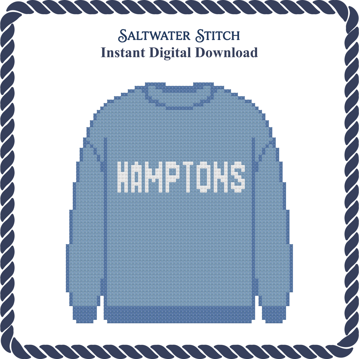Hamptons Sweatshirt (Blue)