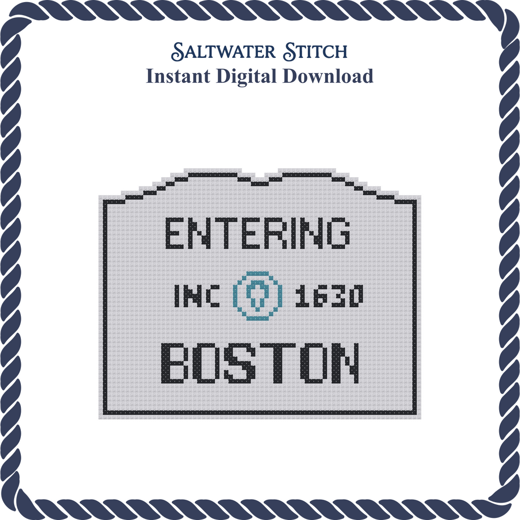 MA Welcome Sign - Boston