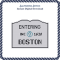 MA Welcome Sign - Boston