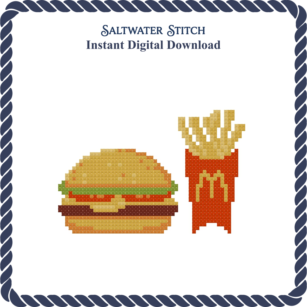 McDonalds Fries and Burger