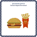 McDonalds Fries and Burger