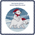 Polar Bears Christmas Ornament