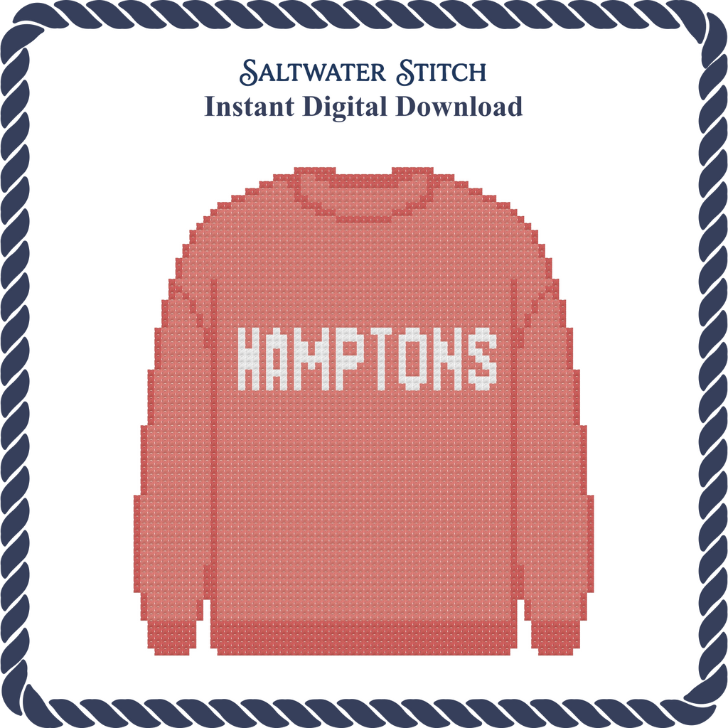 Hamptons Sweatshirt (Red)