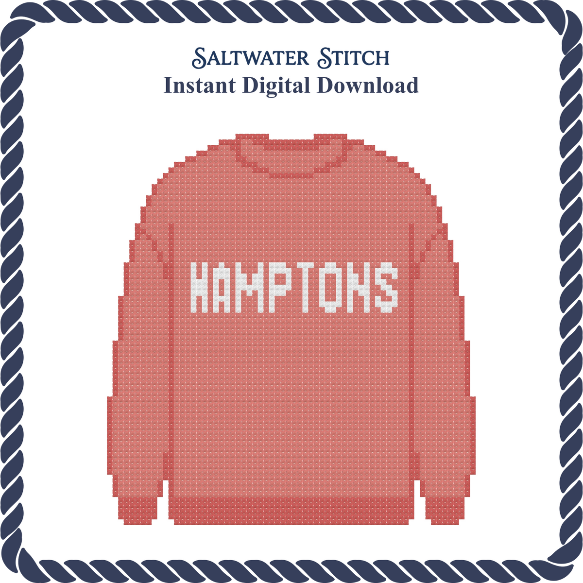 Hamptons Sweatshirt (Red)