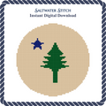 Old Maine Flag Ornament
