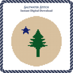 Old Maine Flag Ornament