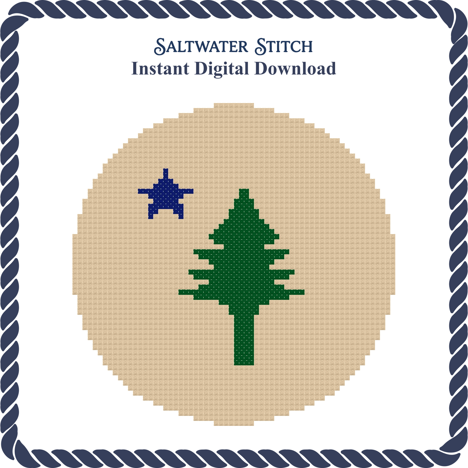 Old Maine Flag Ornament