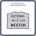 MA Welcome Sign - Weston