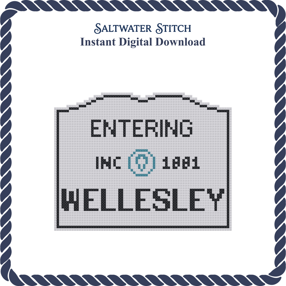 MA Welcome Sign - Wellesley