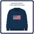 USA Sweater (Navy)