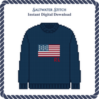 USA Sweater (Navy)