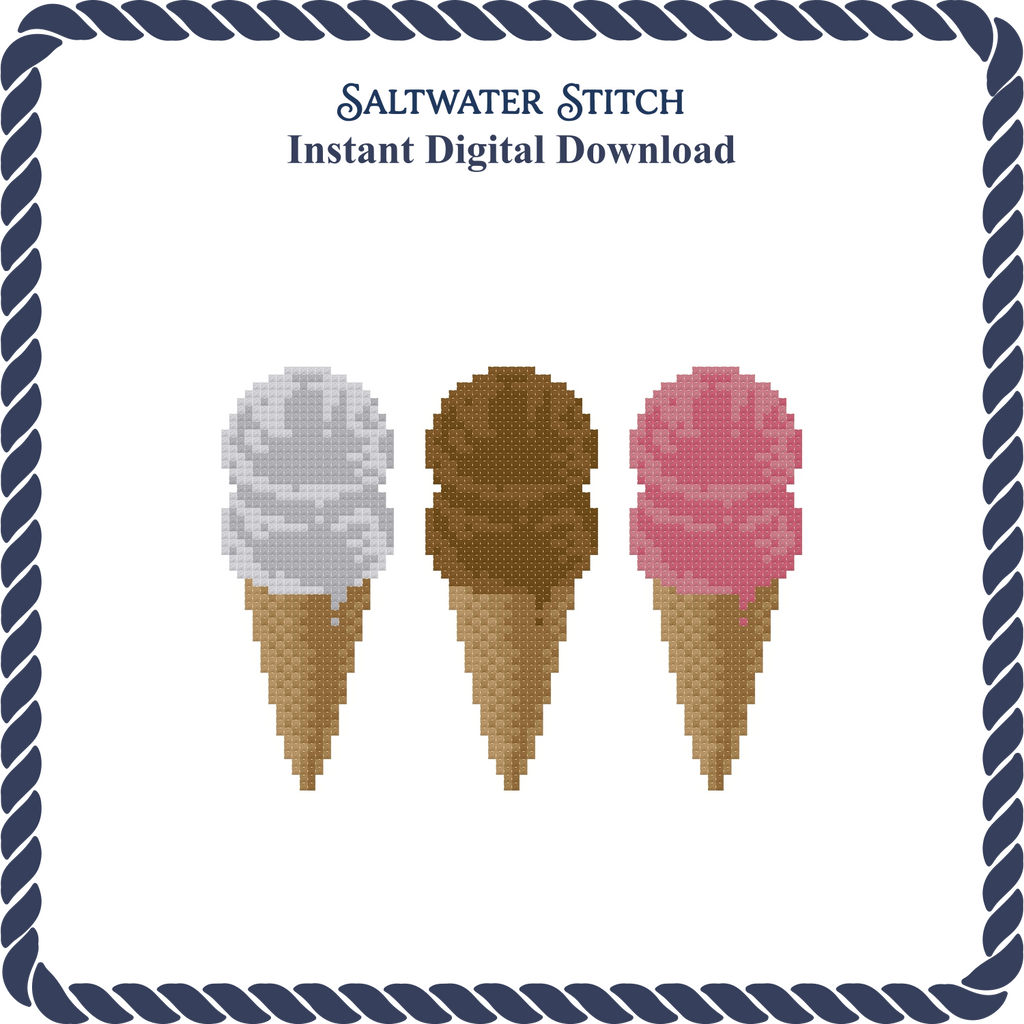 3 Cones Neopolitan