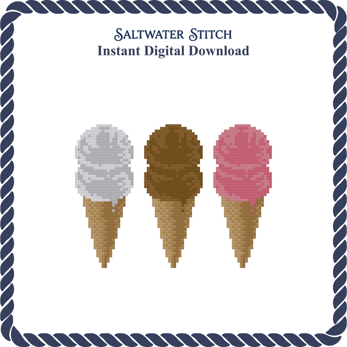 3 Cones Neopolitan