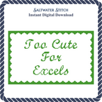 Too Cute For Excel