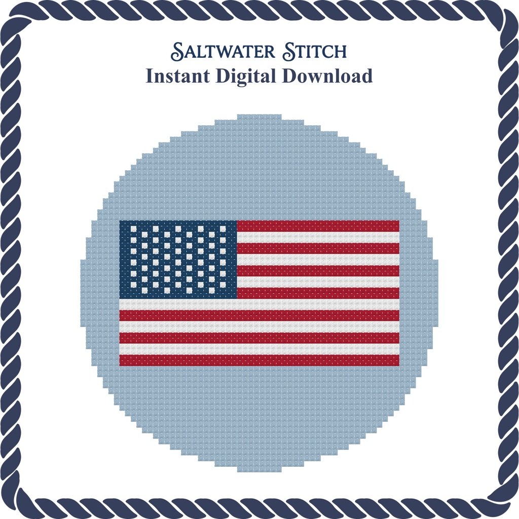 American Flag Ornament 2