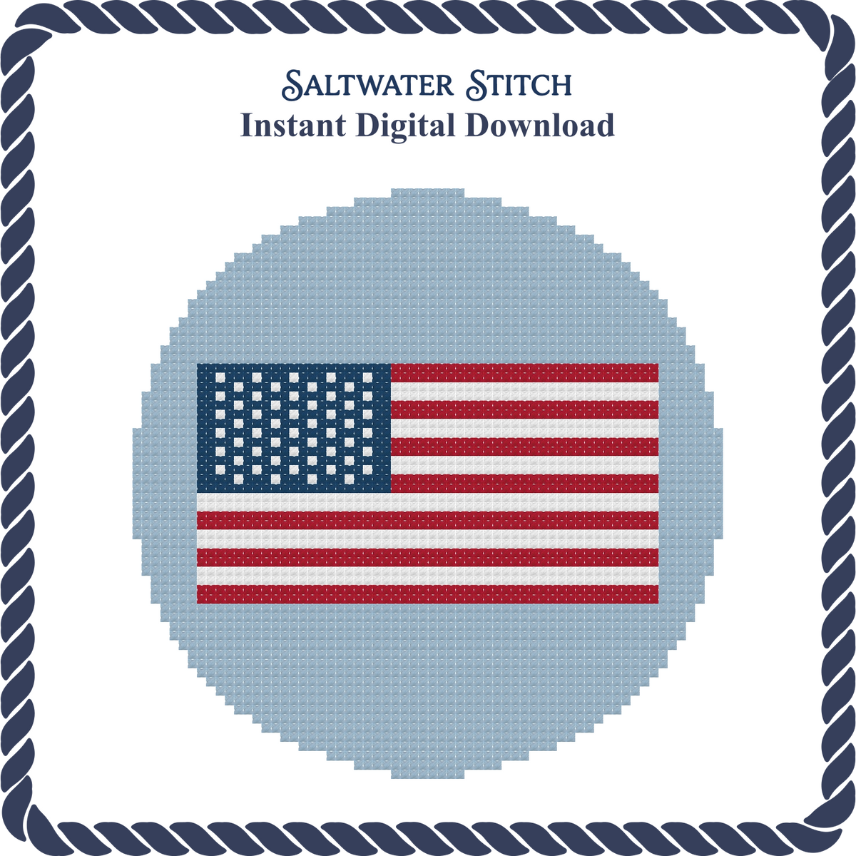 American Flag Ornament 2