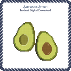 Open Avocado Halves