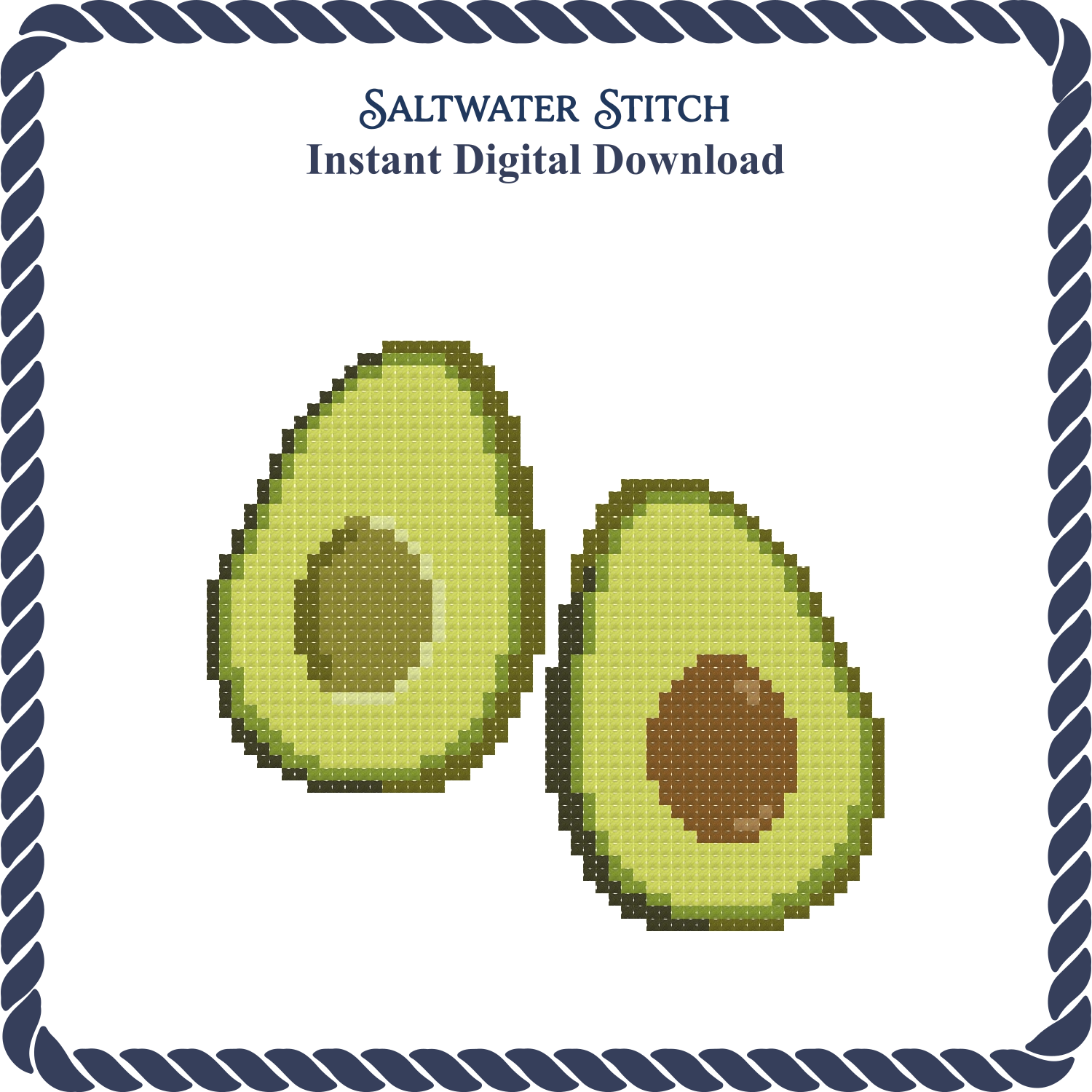 Open Avocado Halves