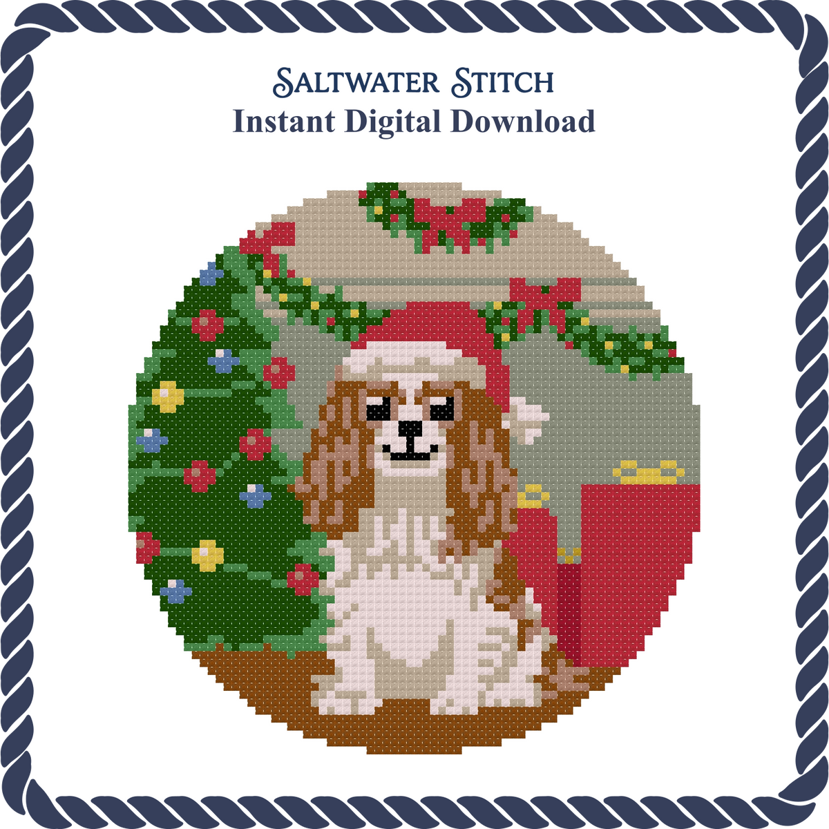 Cavalier King Charles Christmas Ornament