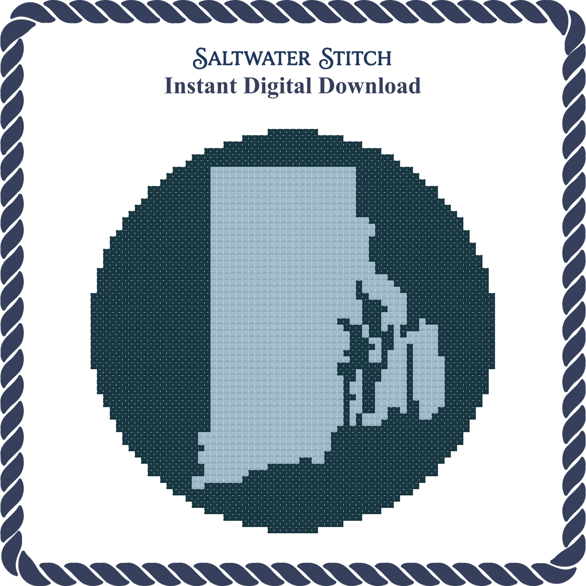 Rhode Island Outline Ornament
