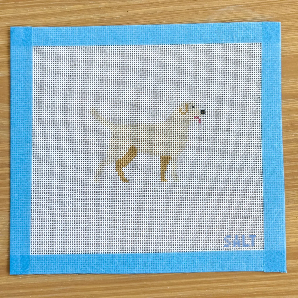 Yellow Lab Needlepoint Needlepoint Canvas