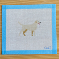 Yellow Lab Needlepoint Canvas