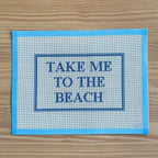 Take Me To The Beach Needlepoint Canvas