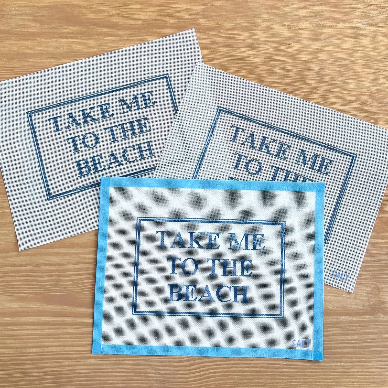 Take Me To The Beach Needlepoint Canvas