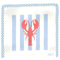 Lobster on Stripes Needlepoint Canvas
